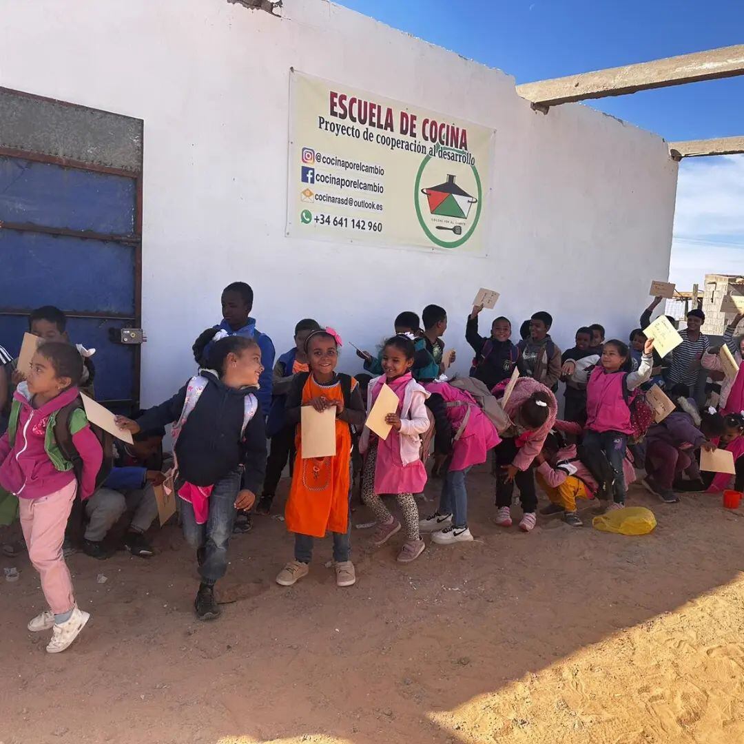 Centro de la ONG ‘Cocina por el cambio’ en los campamentos saharauis de Tinduf