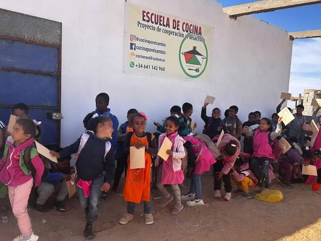 Centro de la ONG ‘Cocina por el cambio’ en los campamentos saharauis de Tinduf