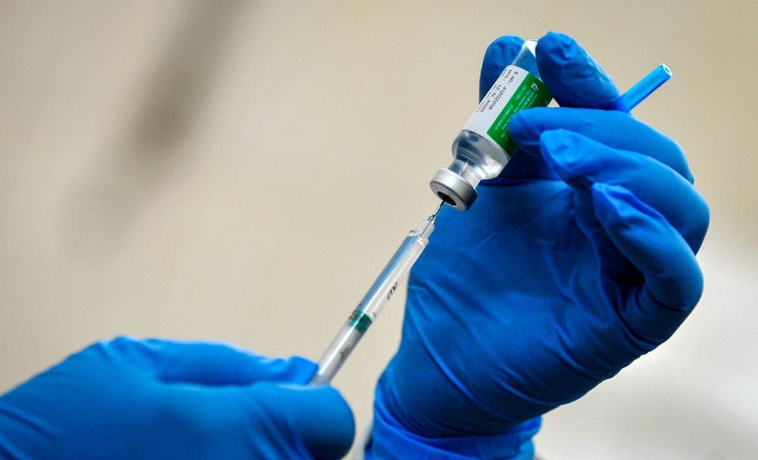 Una dosis de AstraZeneca.