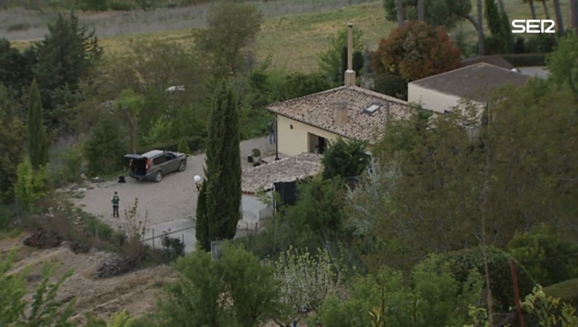 Finca de Brihuega donde ocurrieron los hechos