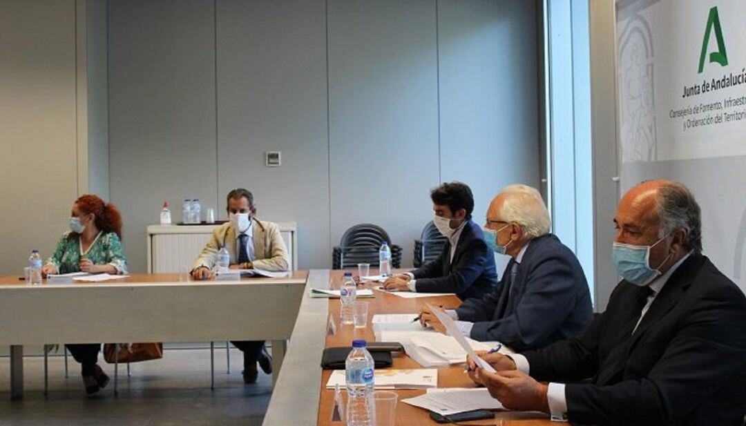 Un momento de la reunión.