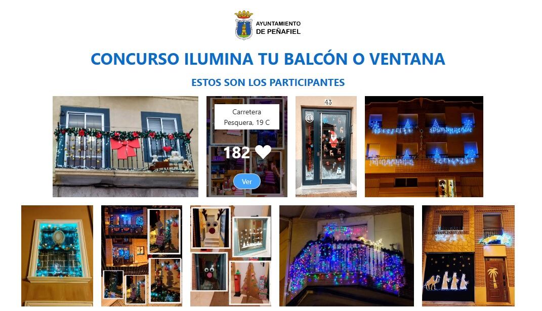 Los participantes pueden ser votados a través de: concursoiluminapenafiel.com