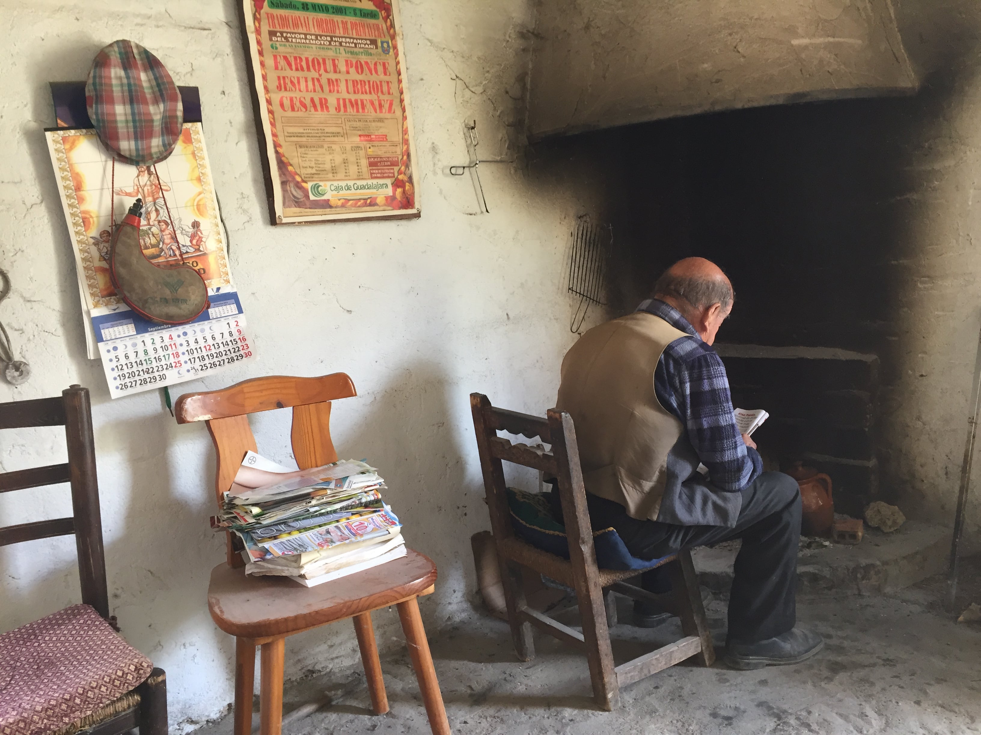 El uso de la lumbre como cocina y hogar .