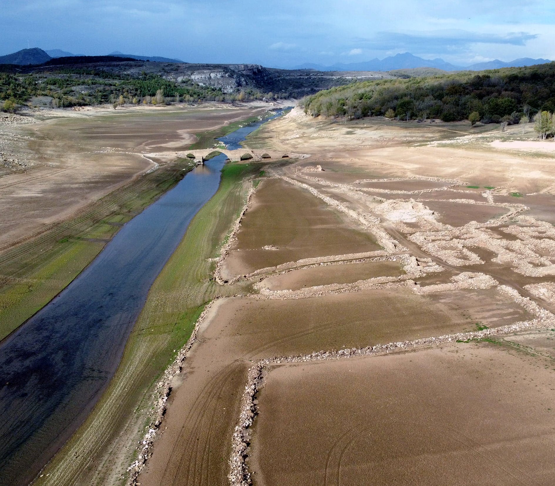 Estado del embalse de Aguilar