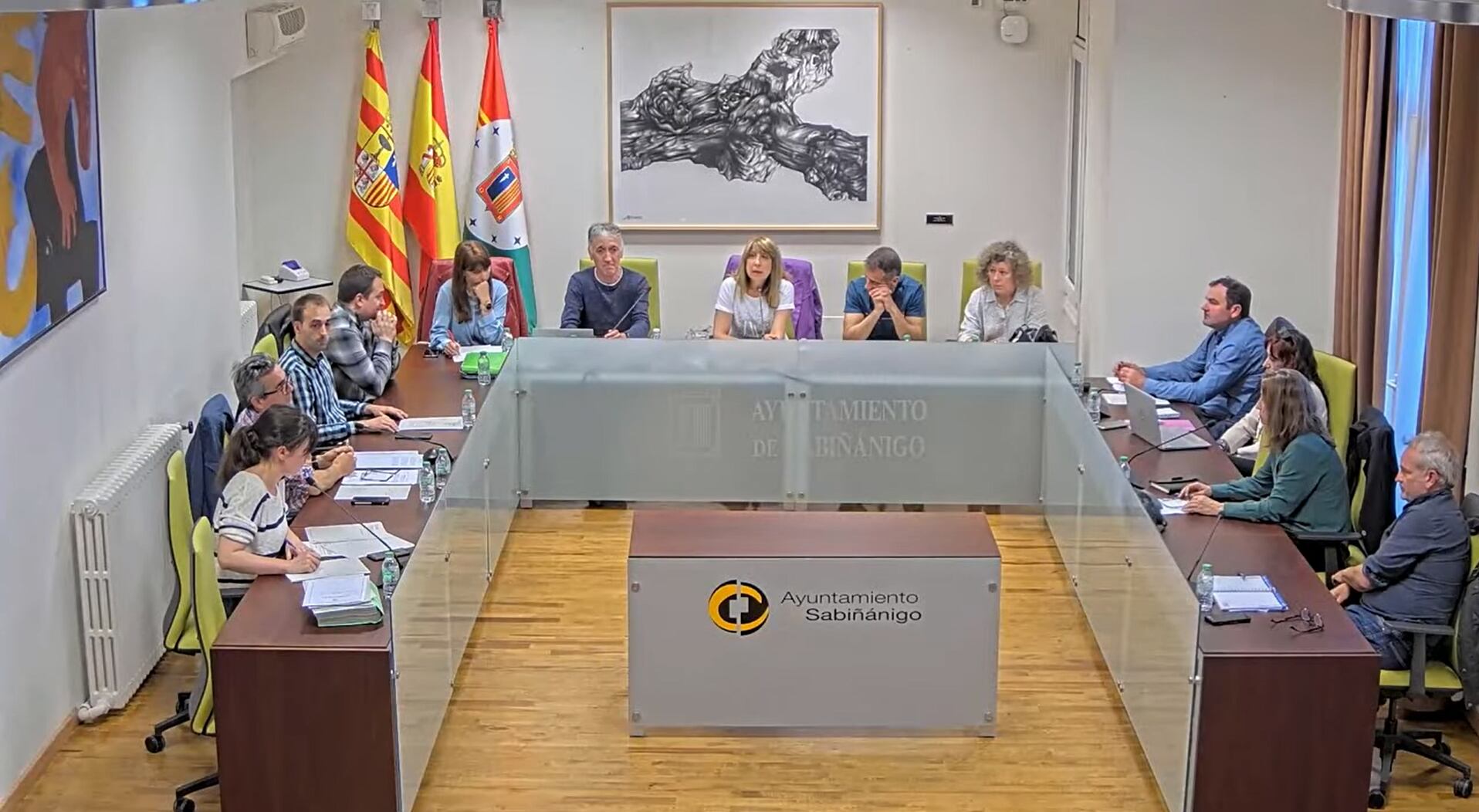 Imagen del pleno municipal este 26 de abril de 2023