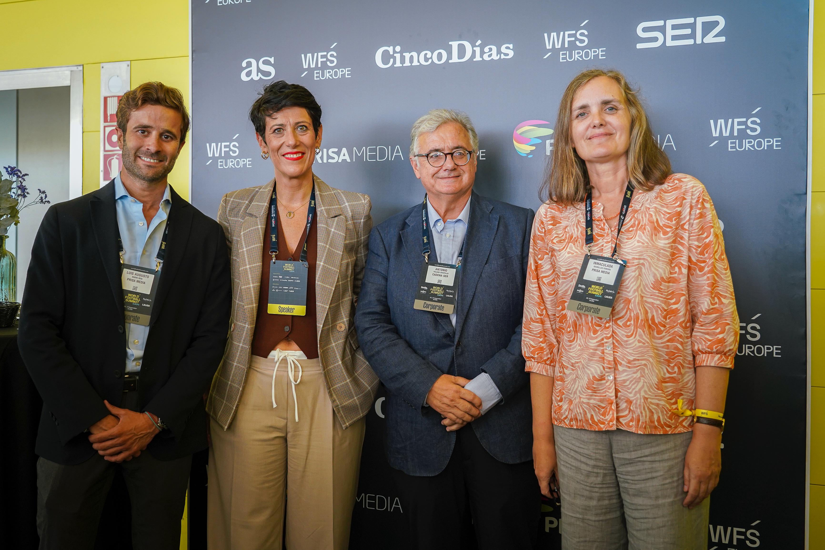 Desde la izquierda, Luis Baena, Elma Sáiz, Antonio Yélamo e Inmaculada Segrelles