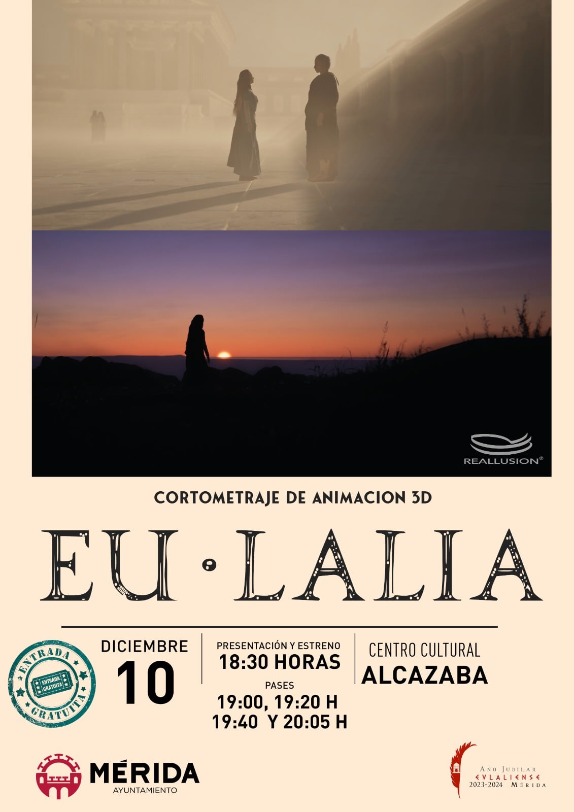 Cartel Cortometraje &quot;Eu·lalia&quot;