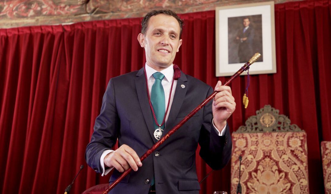 Imagen de archivo. Conrado Íscar el día de su elección como presidente de la Diputación de Valladolid