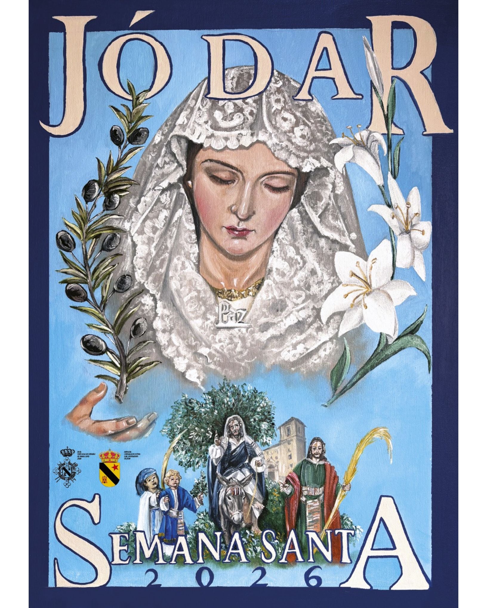 Cartel Oficial de la Semana Santa de Jódar 2026, obra de Juan José Dorado Espinosa