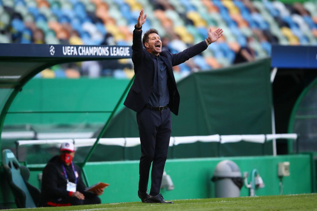 Simeone, técnico del Atlético de Madrid 