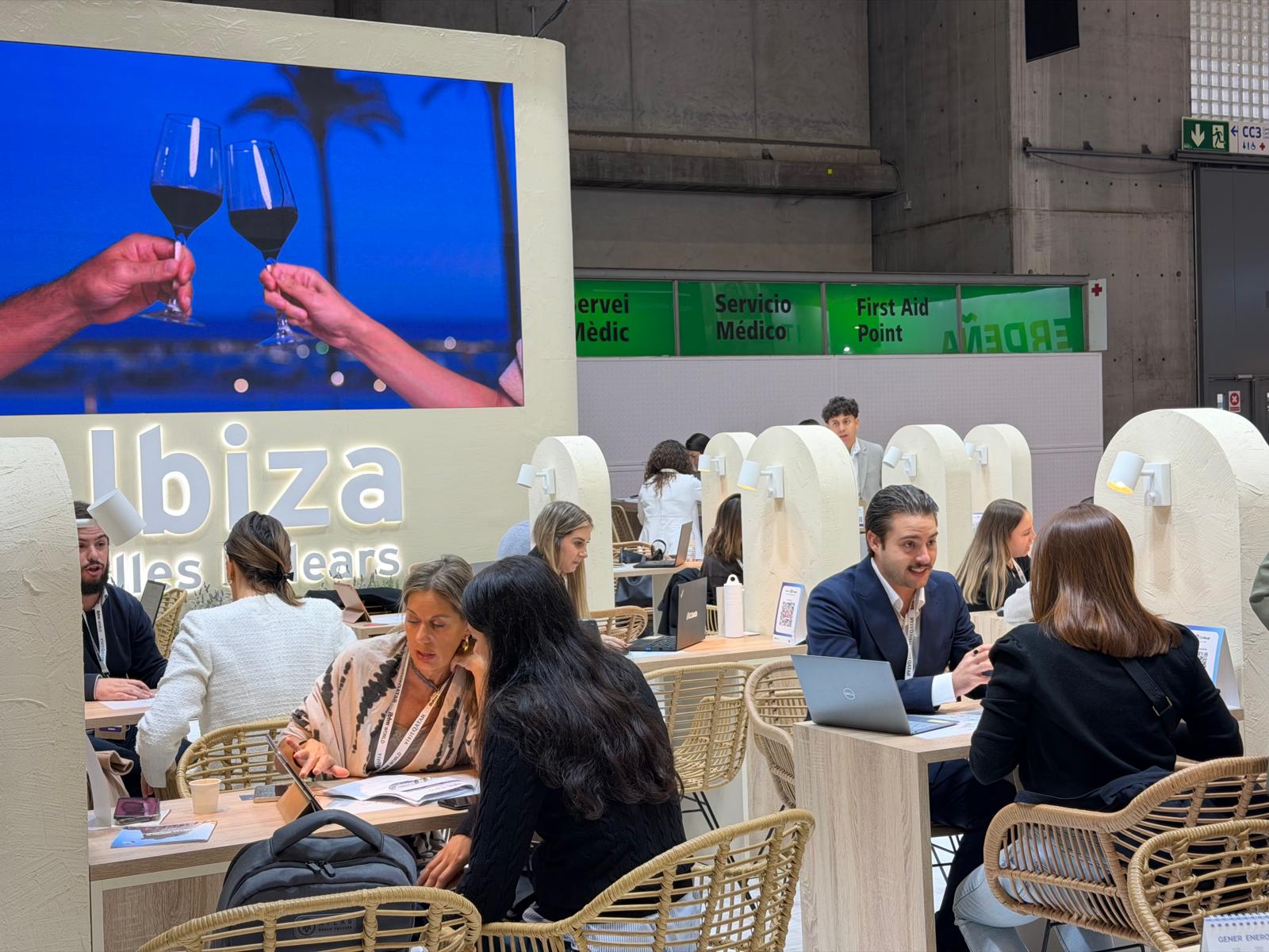 Imagen del stand de Ibiza en la feria