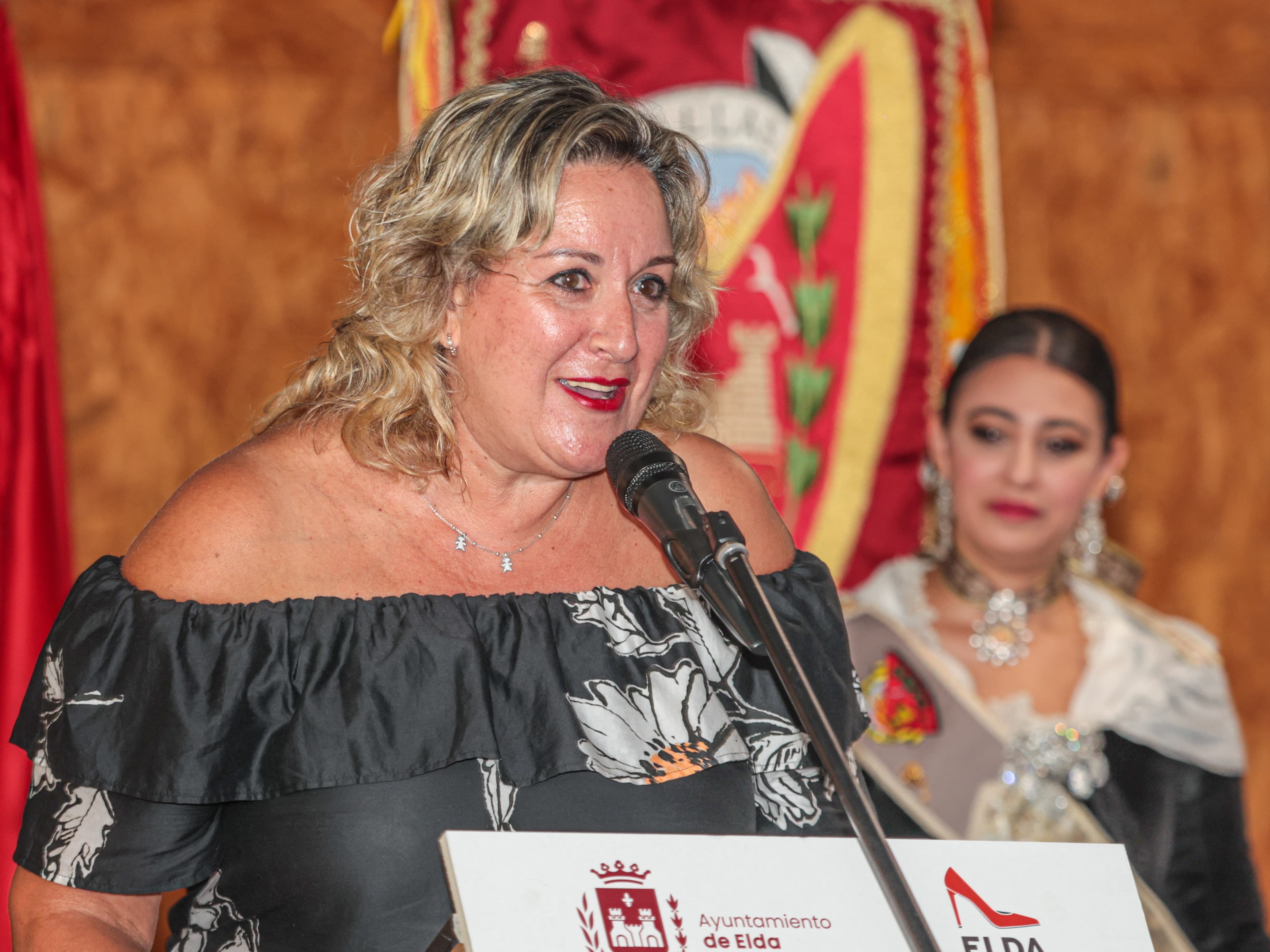 Carmen Beamud, pregonera de las Fallas Elda 2024.