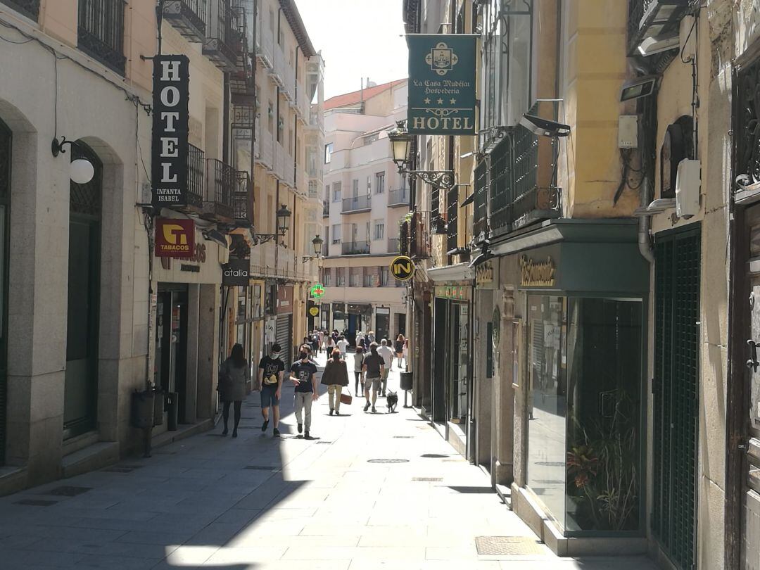 Calle Real de Segovia. Foto Archivo