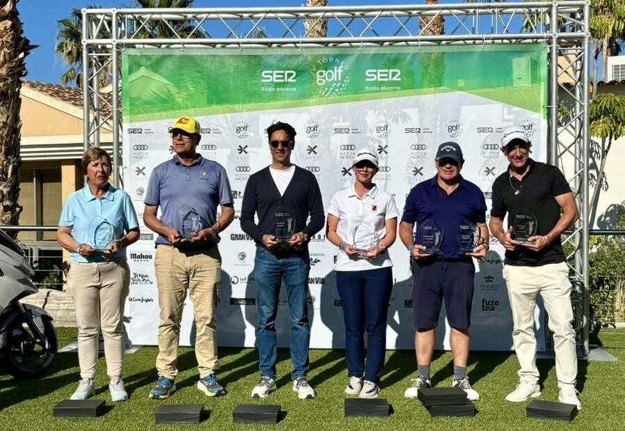 Ganadores del IV Torneo de Golf Radio Alicante SER