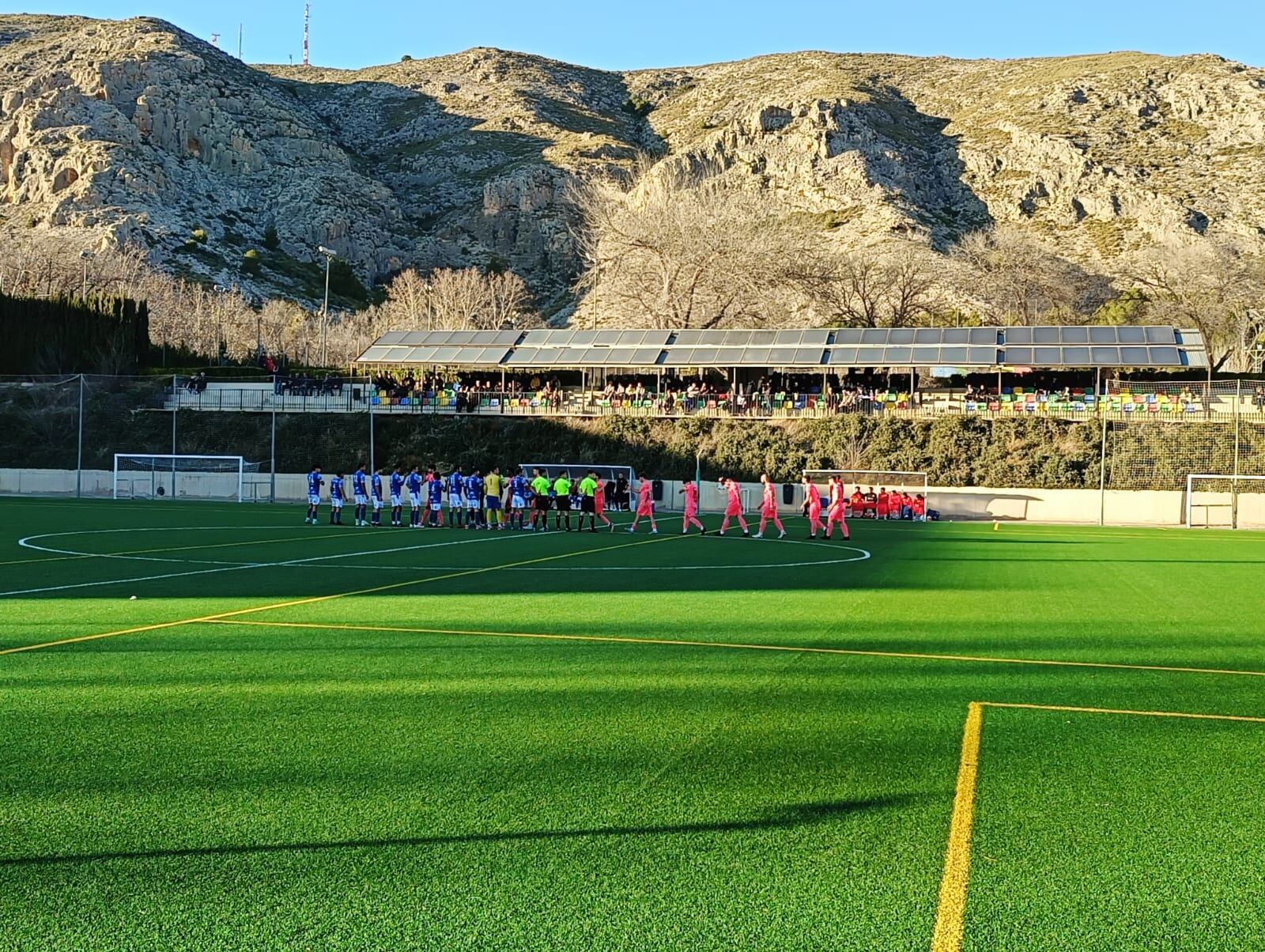 Previo al inicio del partido