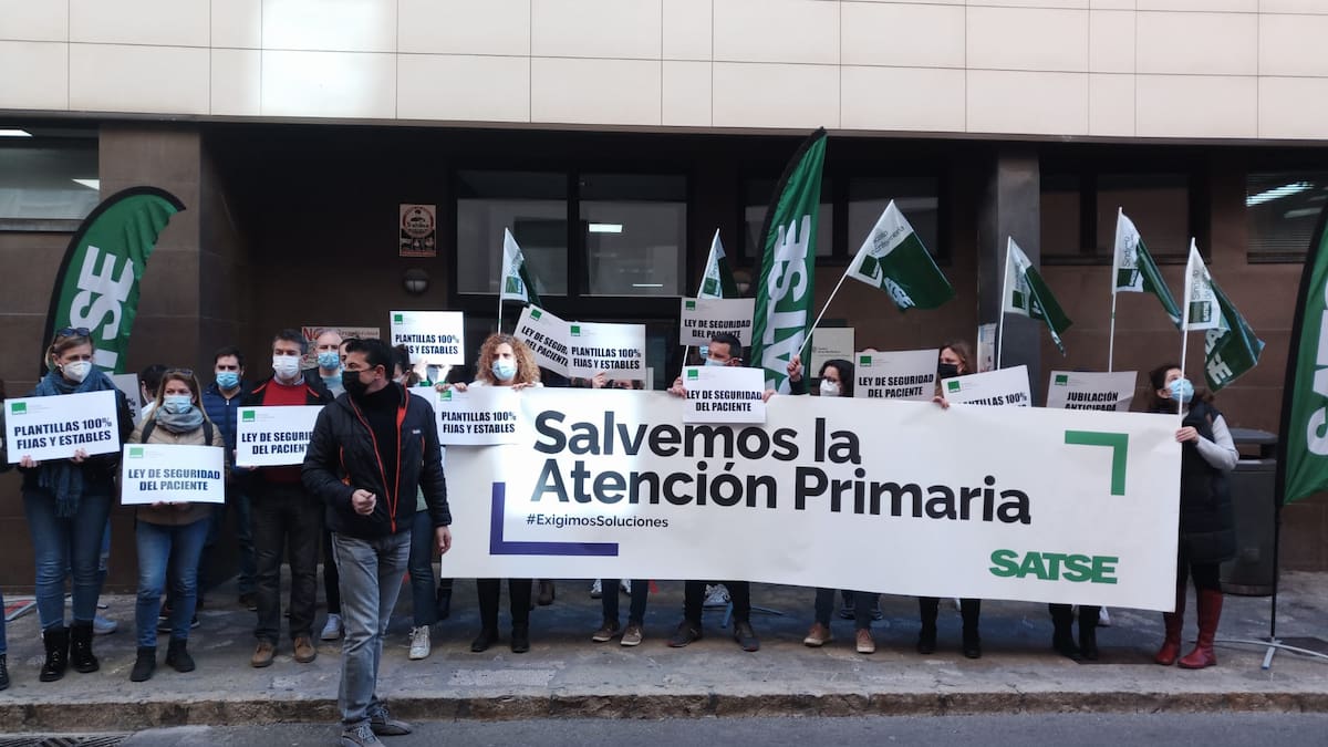 El SATSE reclama plantillas fijas, más recursos y menos cargas laborales en Atención Primaria