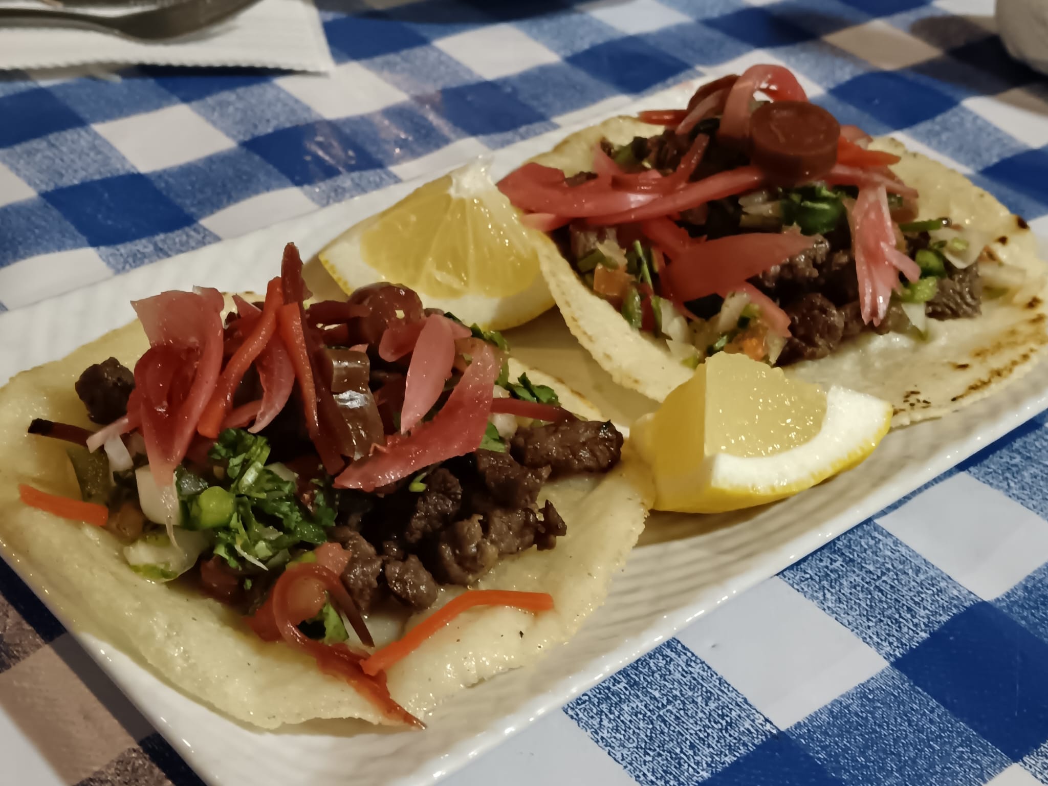 Tacos de res