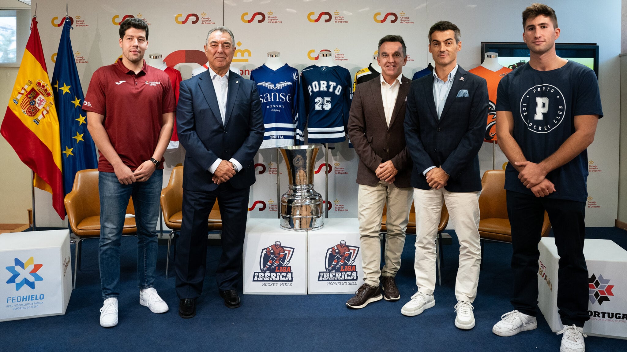 Presentación de la Liga Ibérica de hockey hielo