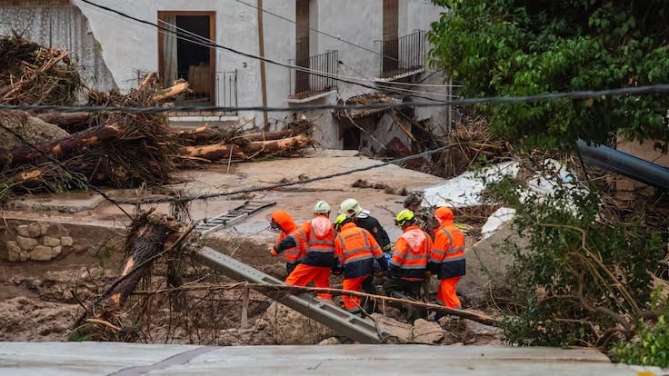 Imagen de los daños causados por la DANA