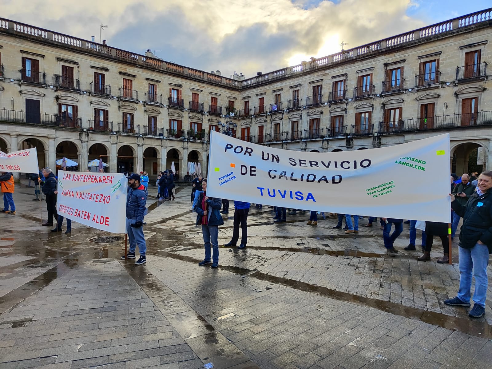 Movilización de los conductores de TUVISA