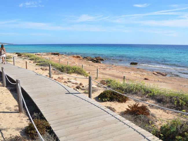 El suceso ha ocurrido en la playa de Migjorn