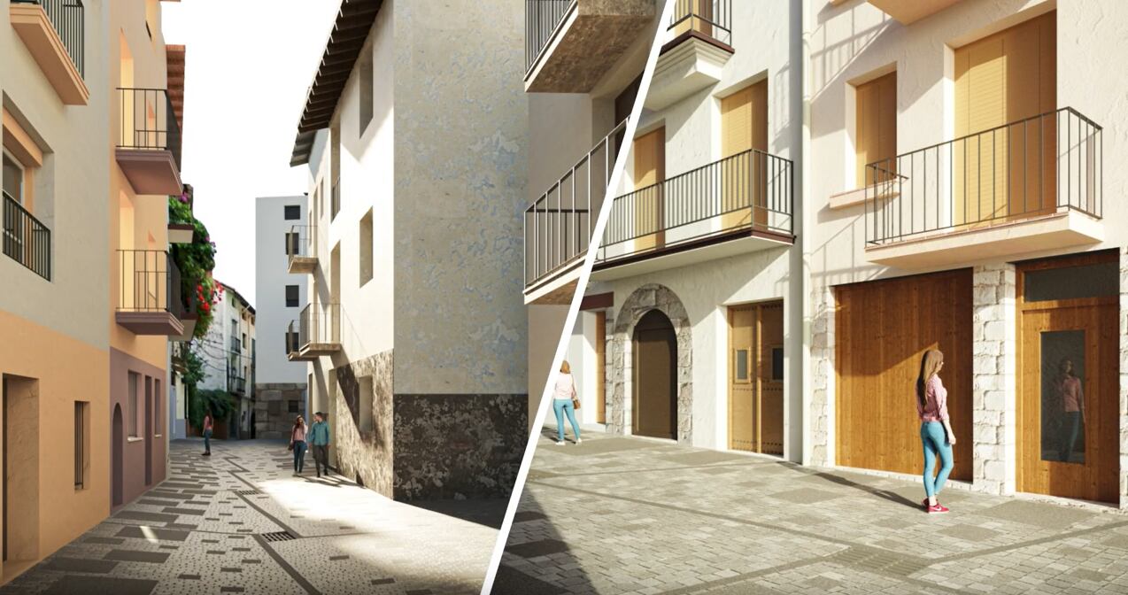 Obras Barrichós. Graus.