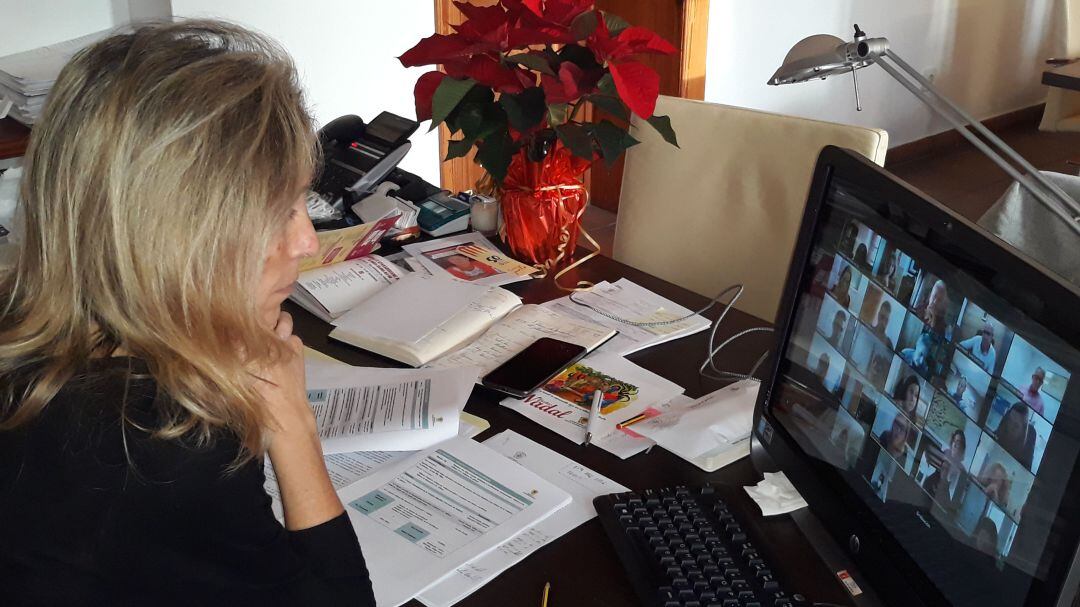 Imagen de archivo de un pleno de Santa Eulària