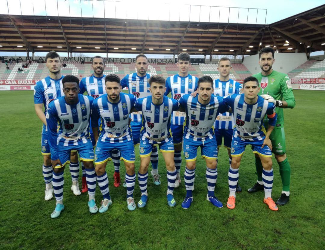 Once inicial de la Arandina en el Ruta de la Plata este sábdo.