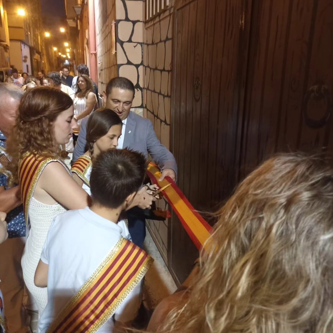 Momento de la reinauguración