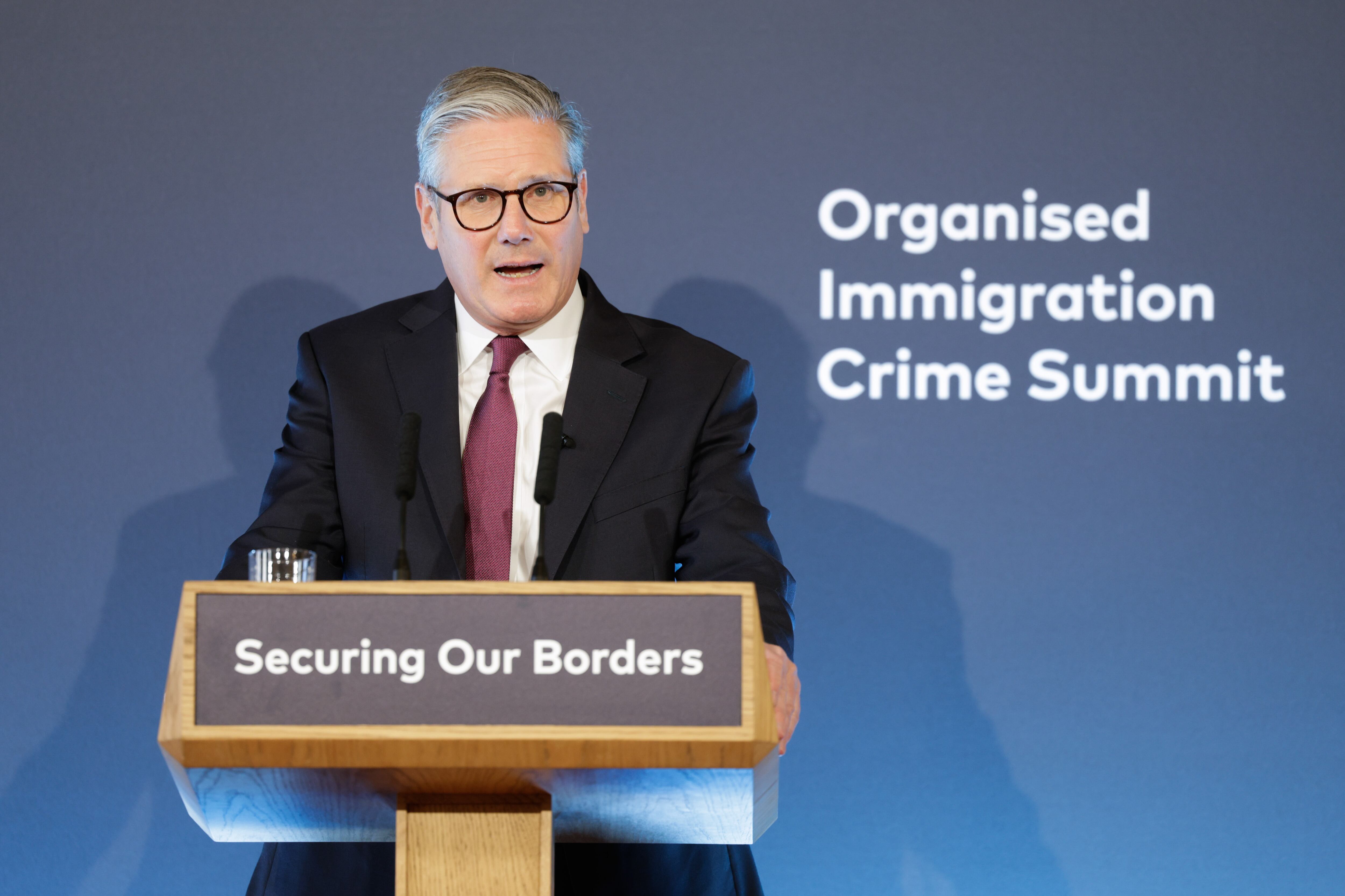 El primer ministro británico Keir Starmer