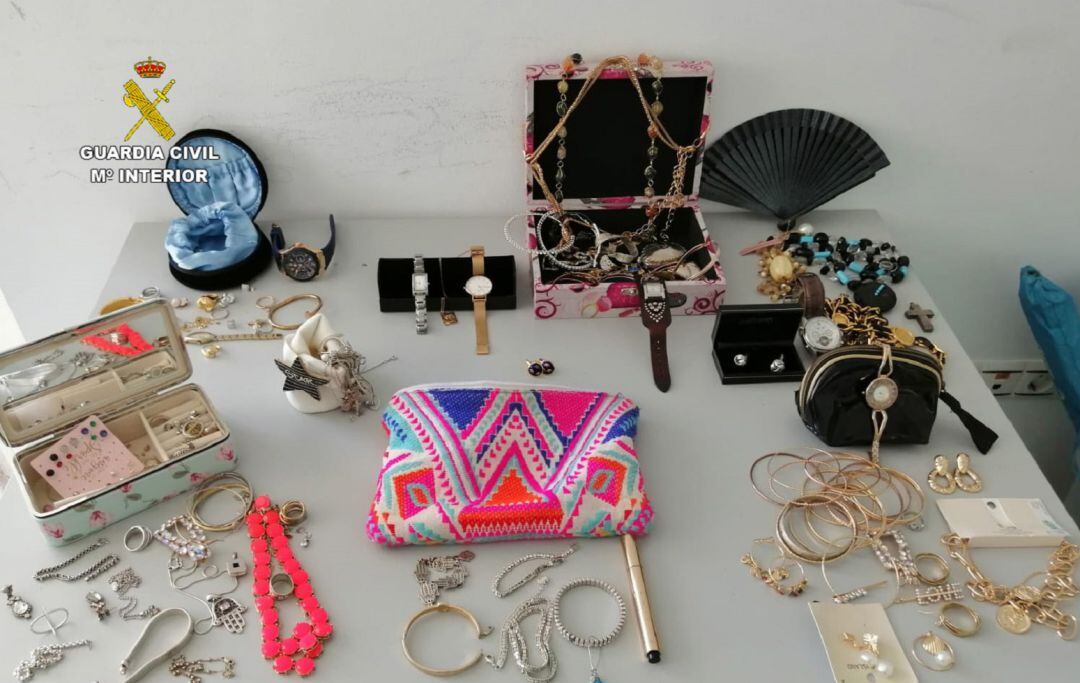 Imagen del material incautado