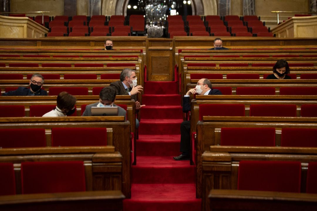 Diputación Permanente del Parlament, en Barcelona.