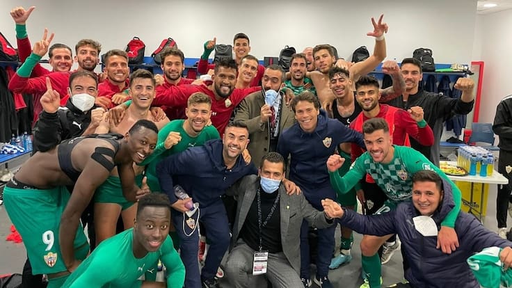 Mohamed El Assy bajó al vestuario.