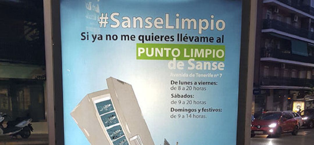 Campaña del Ayuntamiento de San Sebastián de los Reyes sobre el punto limpio