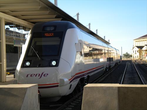 Imagen de la estación de tren de Huesca