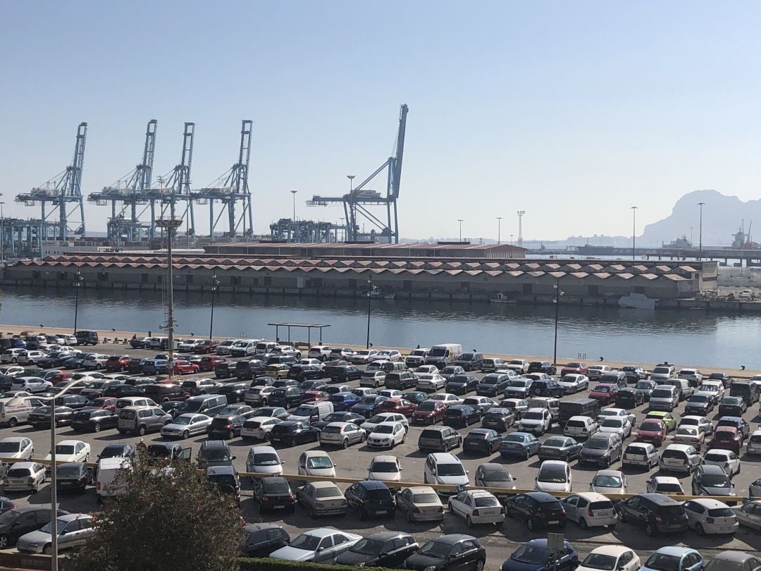 La lonja pesquera de Algeciras.