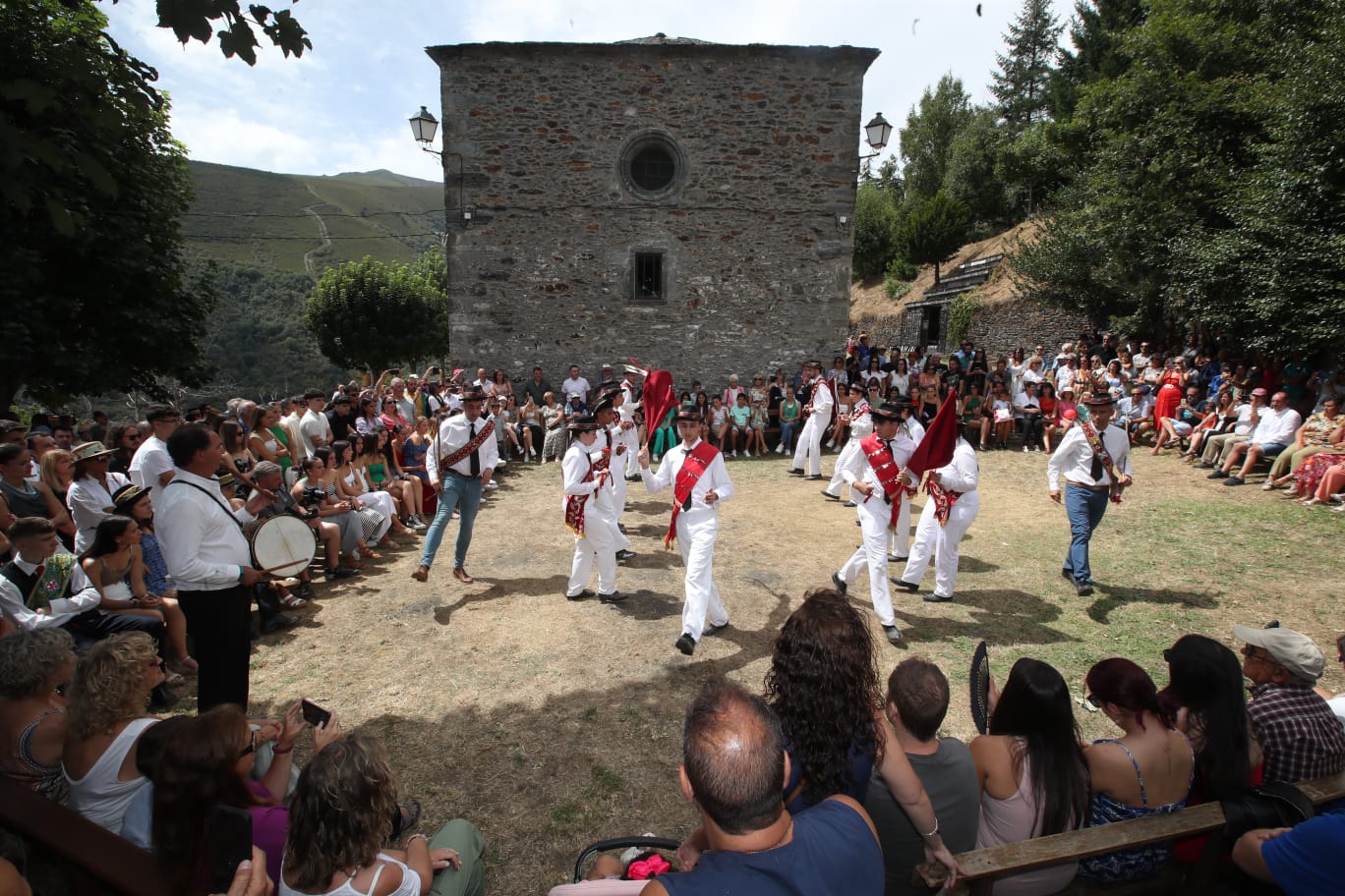 Un momento de las danzas