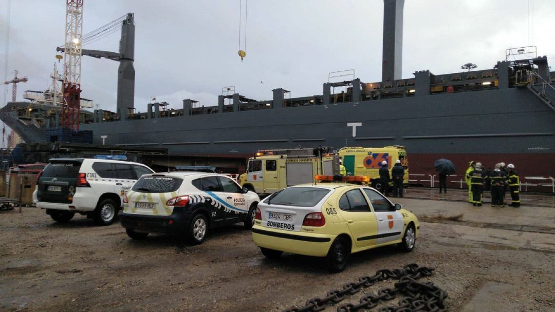 El suceso ha ocurrido en el Muelle de Crinavis.