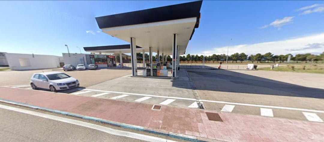 Área de servicio en la AP-68, a la altura de Tudela