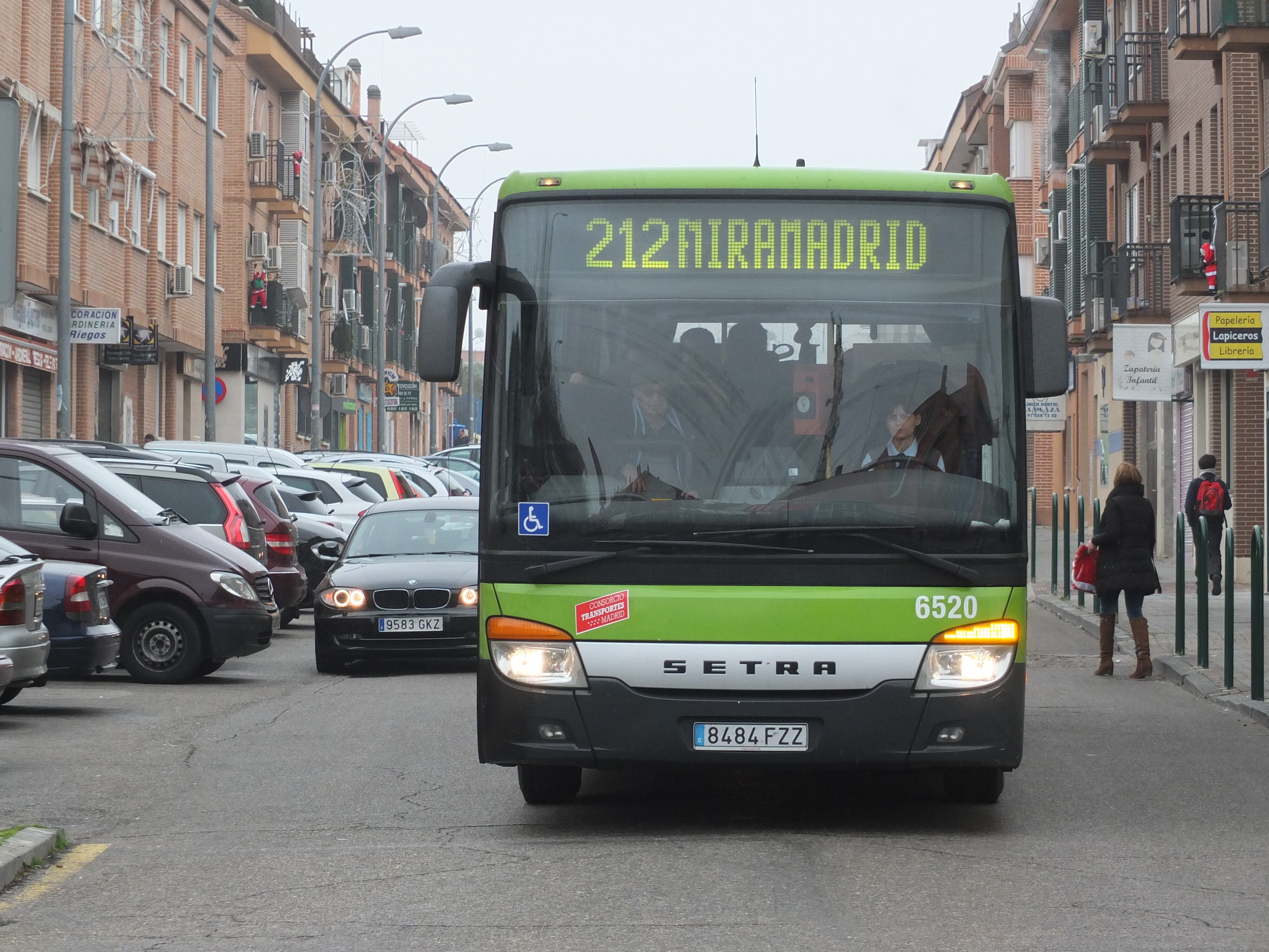 Algunas paradas de la localidad no prestarán servicio hasta el 23 de febrero de 8:00h a 18:30h, afectando a las líneas 210, 212, 215 y L1 en sentido Miramadrid y la L2 en final de línea en sentido casco antiguo