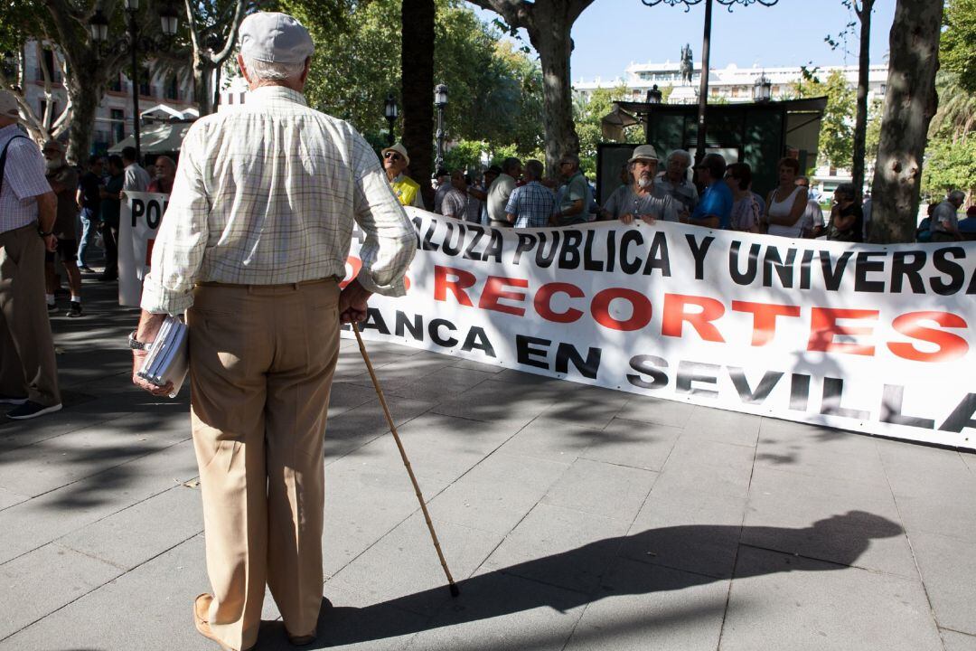 Manifestación por los derechos de los mayores y por unas pensiones dignas. 
 
 