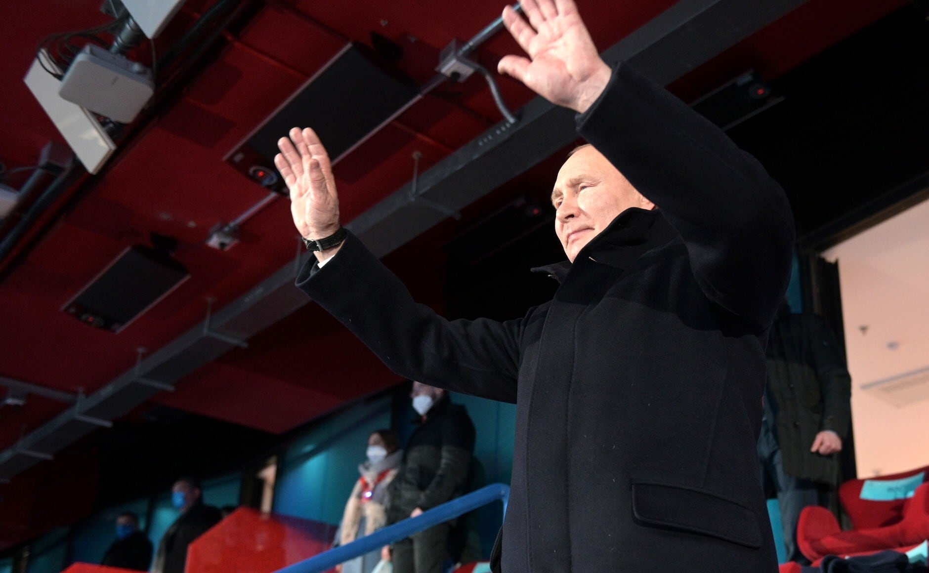 Vladimir Putin en la ceremonia de inauguración de los Juegos Olímpicos de Invierno de Beijing en 2022