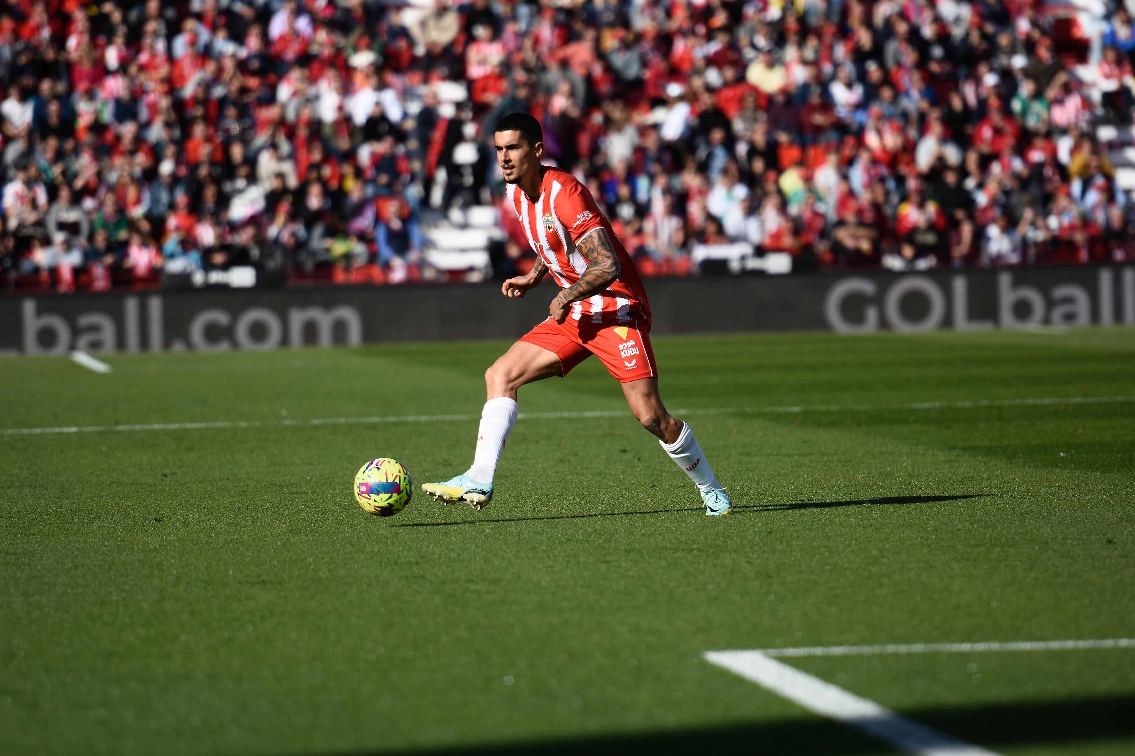 El central rojiblanco ante el Villarreal.