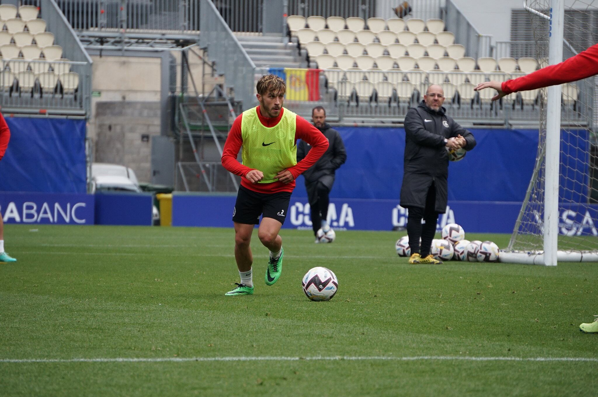 Altimira durant un entrenament amb l&#039;FC Andorra.