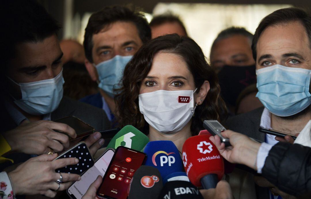 Isabel Díaz Ayuso en el Congreso del PP de Castilla-La Mancha.