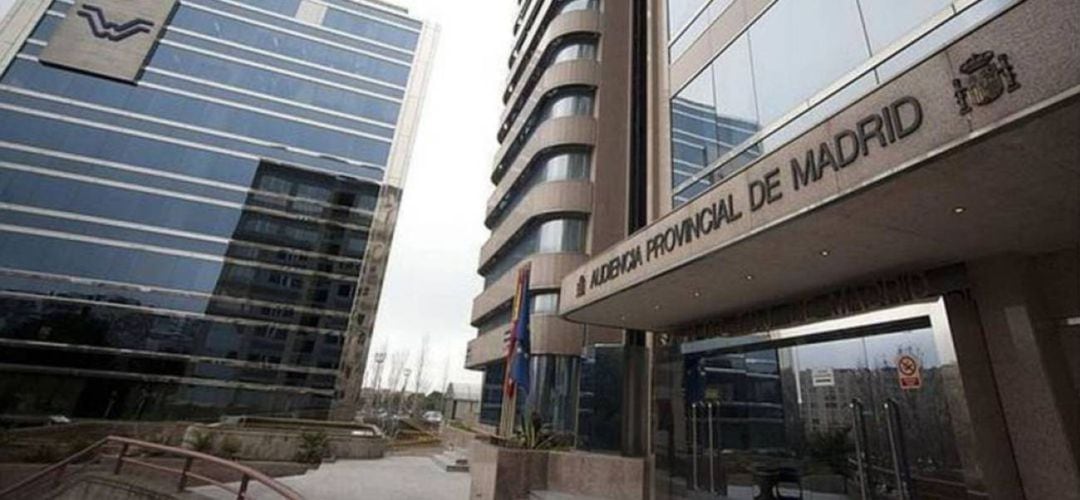 Exterior de la Audicencia Provincial de Madrid.