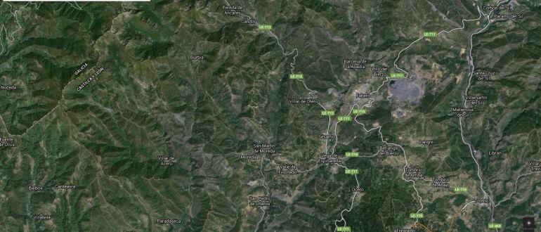 La carretera LE- 4210 se arreglará por seguridad