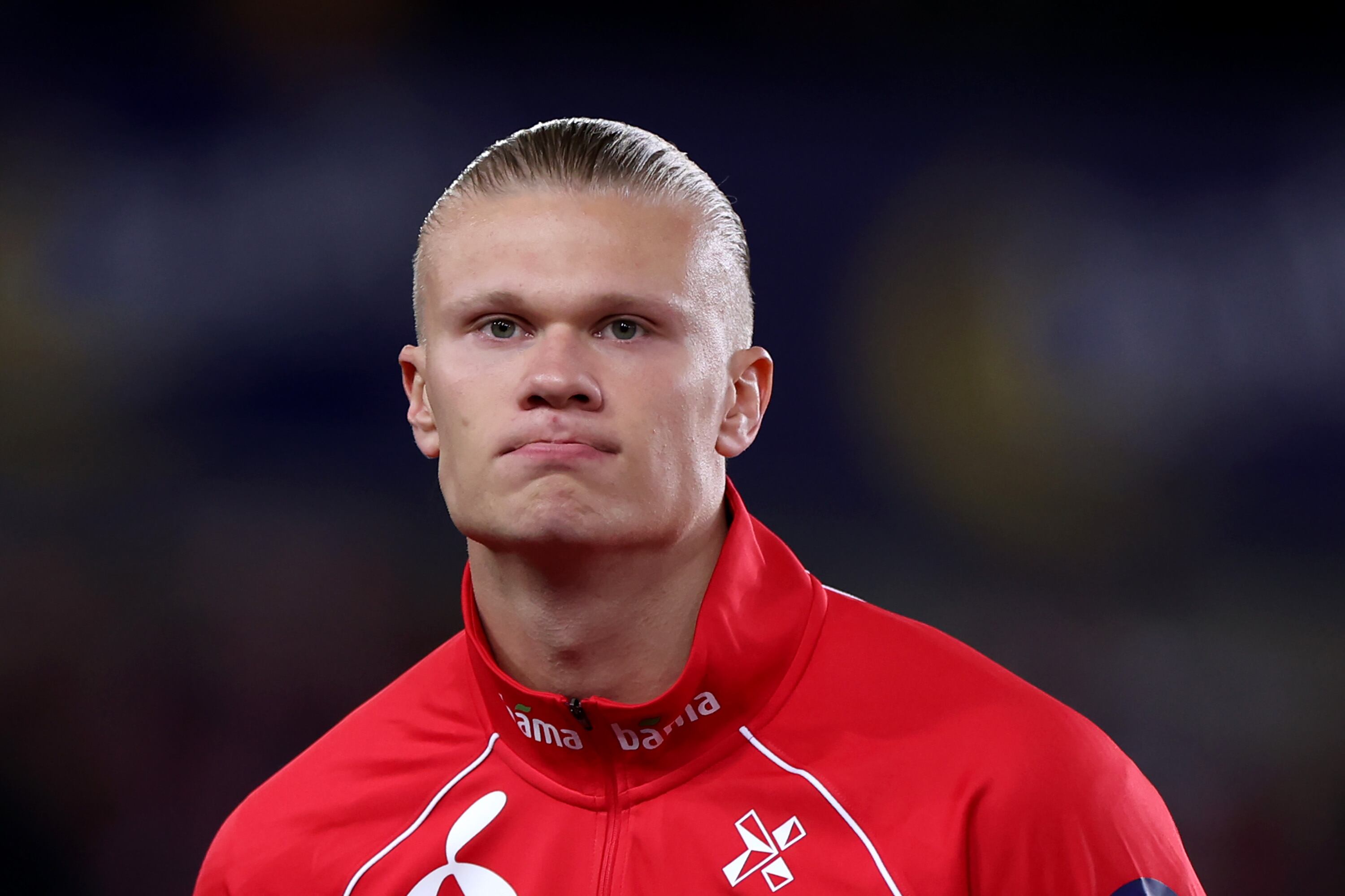 Erling Haaland en el partido de clasificación de la EURO 2024 contra España. (Photo by Maja Hitij - UEFA/UEFA via Getty Images)