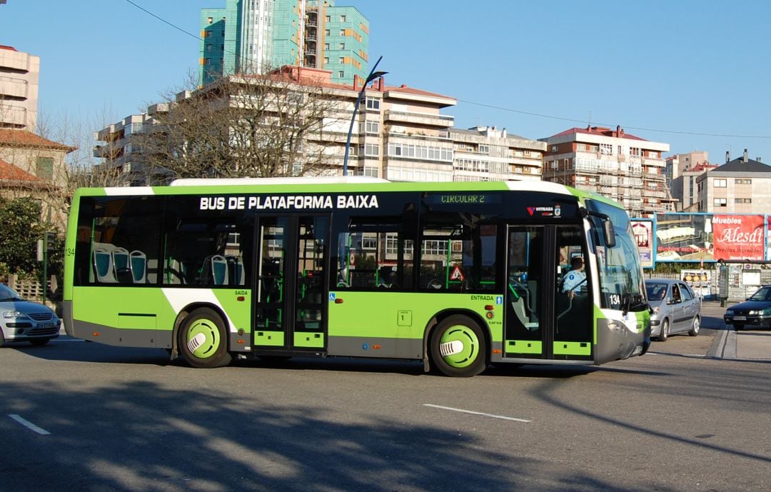 Autobús de Vitrasa en Vigo