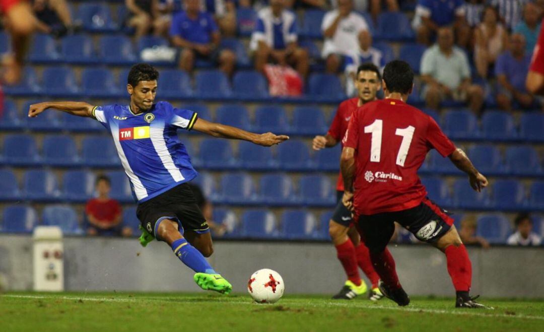 Miguel Ángel Nieto, en un partido en el Rico Pérez